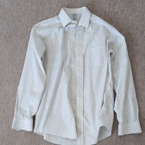Brooks Brothers Regent Supima Cotton Non-Iron Dress Shirt Neck 16 Sleeve 35